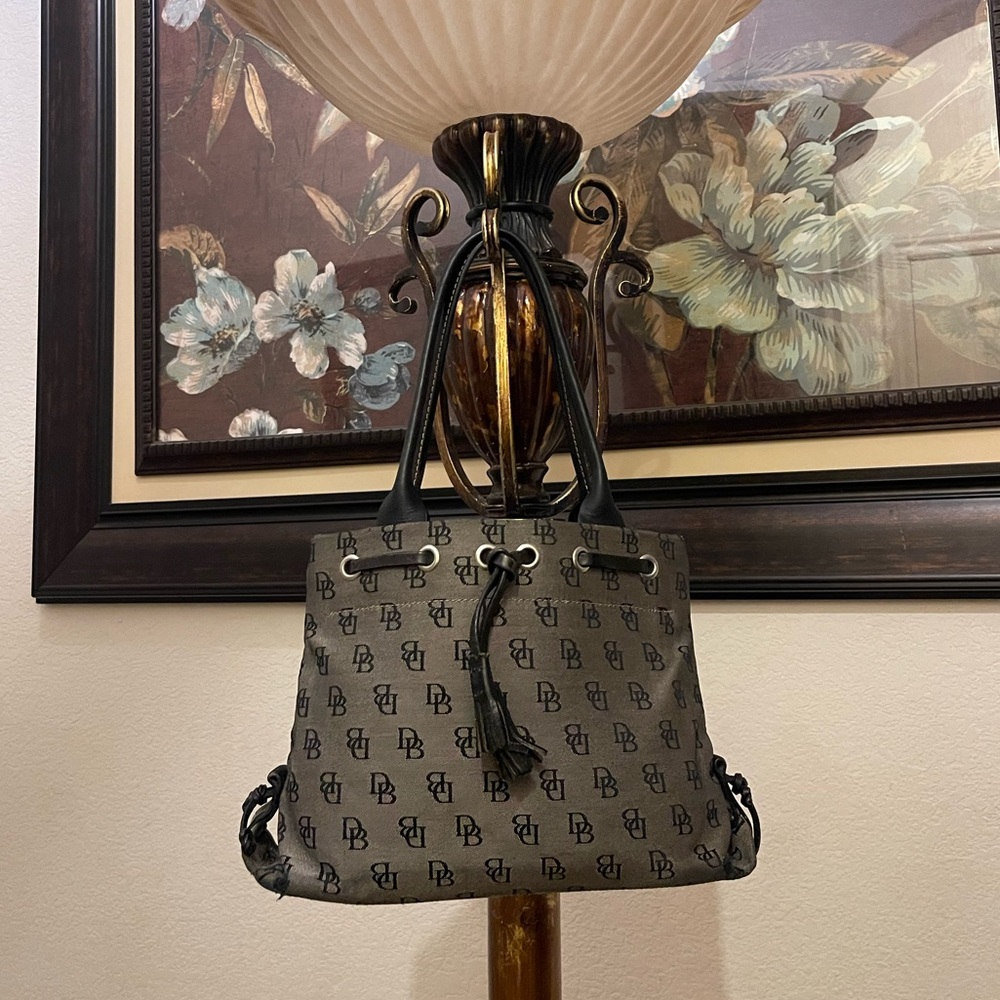 Dooney & Bourke Black and Gray Tote Bag